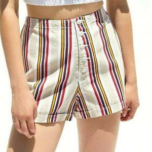 BDG Urban Outfitters Womens Molly Striped Shorts